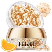 HKH Suero Super Vitamina C para la Cara - Cápsulas de Suero Facial Antienvejecimiento con Vitamina E y Niacinamida - Suero de Vit C para Mujeres - Hidratante y Uniforme en el Tono de Piel - Amigable para Viajes (38 Cápsulas)