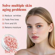 Cápsulas de Suero de Retinol HKH para la Cara: Suero Antienvejecimiento para Arrugas con Vitamina A y E Colágeno para Mujeres - Hidratante Suavizante de Líneas Finas y Reafirmante de la Piel - Amigable para Viajes (38 Cápsulas)
